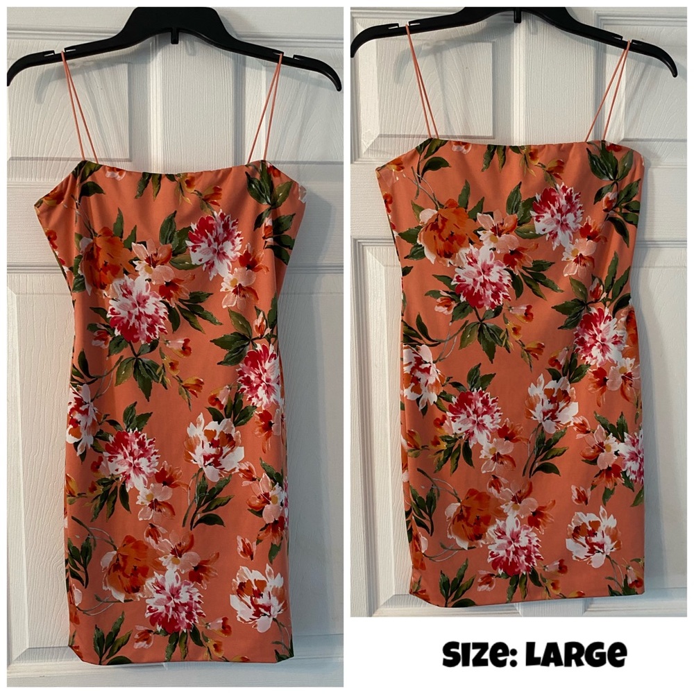 Floral print dress
